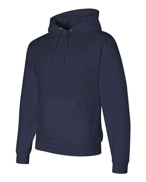 Jerzees 4997 Adult Super Sweats NuBlend Fleece Pullover Hooded Sweatshirt #color_J NAVY