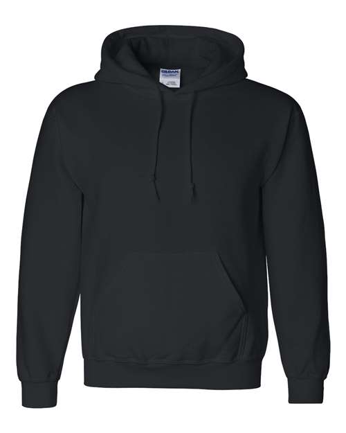 Gildan G125 Adult DryBlend Adult 50/50 Hooded Sweatshirt #color_BLACK