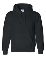 Gildan G125 Adult DryBlend Adult 50/50 Hooded Sweatshirt #color_BLACK