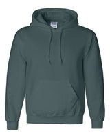 Gildan G125 Adult DryBlend Adult 50/50 Hooded Sweatshirt #color_FOREST GREEN