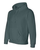 Gildan G125 Adult DryBlend Adult 50/50 Hooded Sweatshirt #color_FOREST GREEN