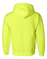 Gildan G125 Adult DryBlend Adult 50/50 Hooded Sweatshirt #color_SAFETY GREEN