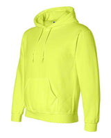Gildan G125 Adult DryBlend Adult 50/50 Hooded Sweatshirt #color_SAFETY GREEN
