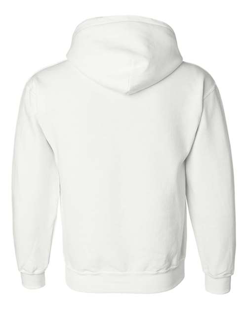 Gildan G125 Adult DryBlend Adult 50/50 Hooded Sweatshirt #color_WHITE