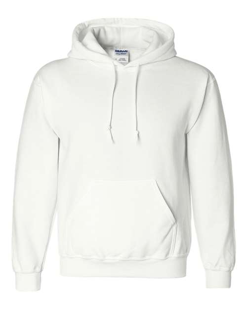 Gildan G125 Adult DryBlend Adult 50/50 Hooded Sweatshirt #color_WHITE