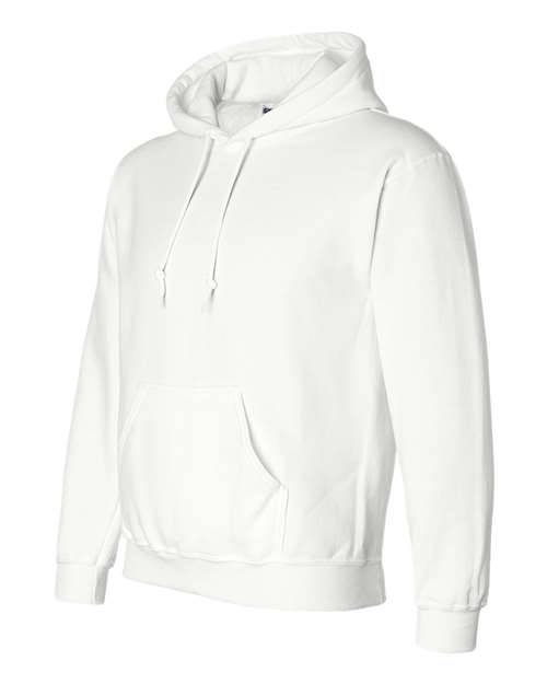 Gildan G125 Adult DryBlend Adult 50/50 Hooded Sweatshirt #color_WHITE