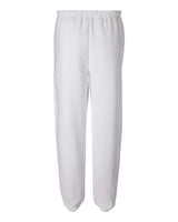 Jerzees 973 Adult NuBlend Fleece Sweatpants #color_WHITE