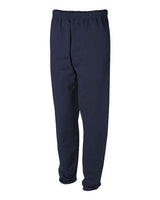 Jerzees 4850P Adult Super Sweats NuBlend Fleece Pocketed Sweatpants #color_J NAVY