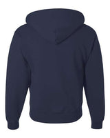 Jerzees 4999 Adult Super Sweats NuBlend Fleece Full-Zip Hooded Sweatshirt #color_J NAVY