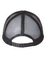 Valucap VC700 Foam Mesh-Back Trucker Cap #color_Black/ Black