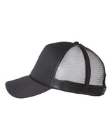 Valucap VC700 Foam Mesh-Back Trucker Cap #color_Black/ Black