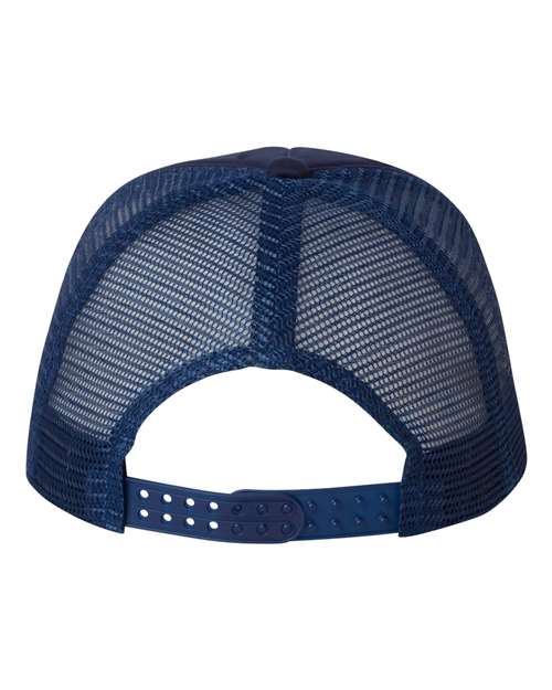 Valucap VC700 Foam Mesh-Back Trucker Cap #color_Navy/ Navy