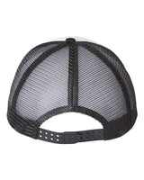 Valucap VC700 Foam Mesh-Back Trucker Cap #color_White/ Black