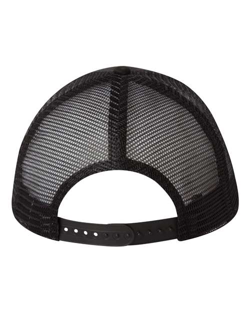Valucap VC400 Mesh-Back Twill Trucker Cap #color_Black