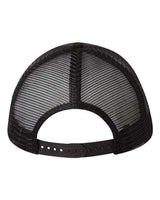 Valucap VC400 Mesh-Back Twill Trucker Cap #color_Black