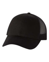 Valucap VC400 Mesh-Back Twill Trucker Cap #color_Black