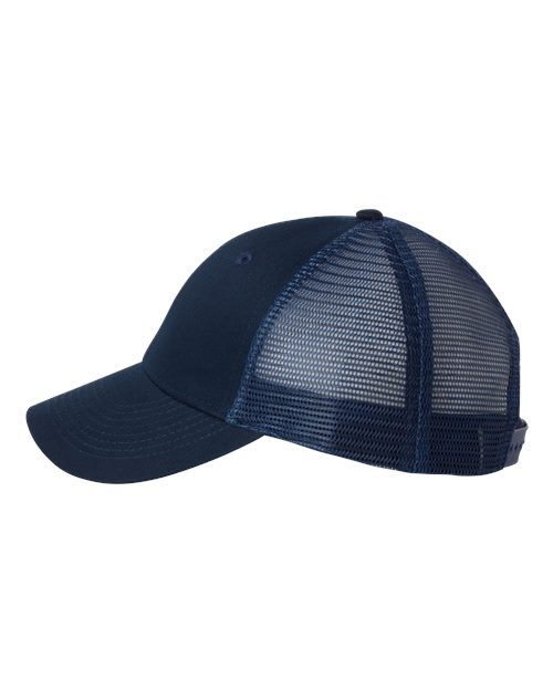 Valucap VC400 Mesh-Back Twill Trucker Cap #color_Navy
