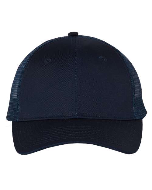 Valucap VC400 Mesh-Back Twill Trucker Cap #color_Navy