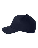 Flexfit 6277 Adult Wooly 6-Panel Cap #color_DARK NAVY