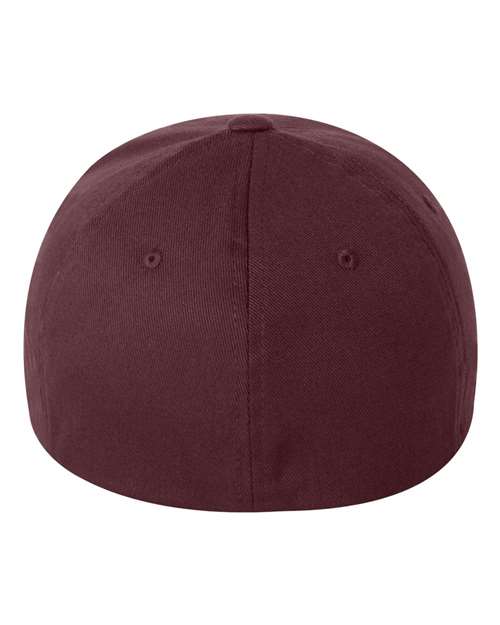 Flexfit 6277 Adult Wooly 6-Panel Cap #color_MAROON