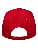 Valucap 8869 Five-Panel Twill Cap #color_Red