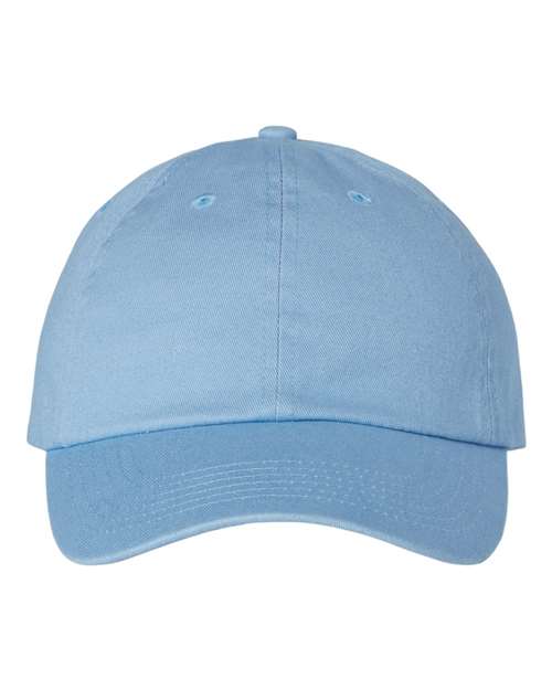 Valucap VC300A Bio-Washed Classic Dad Hat #color_Sky Blue