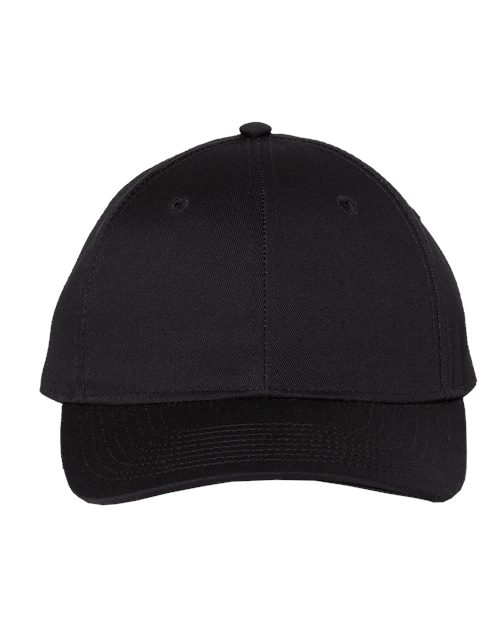 Valucap VC100 Lightweight Twill Cap #color_Black