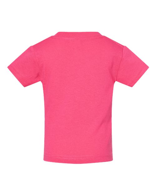 Rabbit Skins 3401 Infant Cotton Jersey T-Shirt #color_HOT PINK