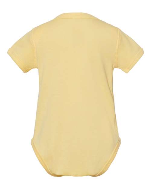 Rabbit Skins 4400 Infant Baby Rib Bodysuit #color_BANANA