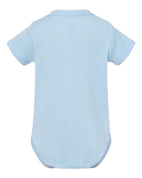 Rabbit Skins 4400 Infant Baby Rib Bodysuit #color_LIGHT BLUE