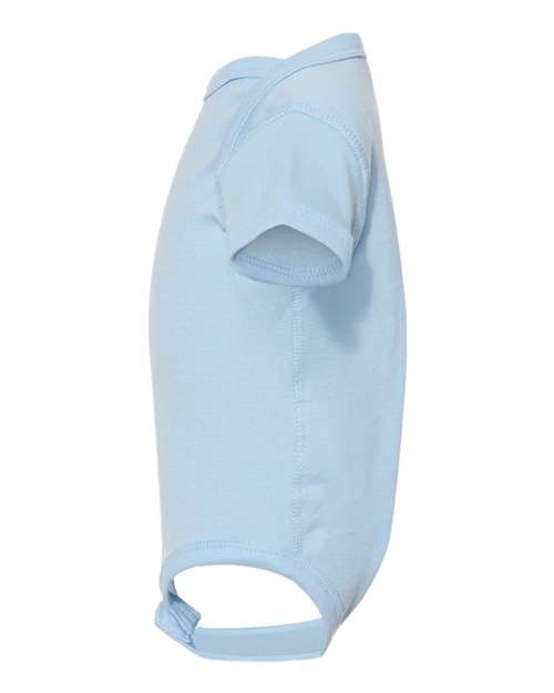 Rabbit Skins 4400 Infant Baby Rib Bodysuit #color_LIGHT BLUE