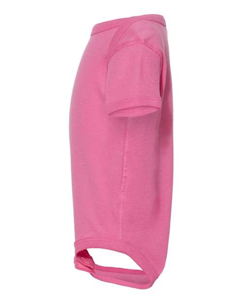 Rabbit Skins 4400 Infant Baby Rib Bodysuit #color_RASPBERRY