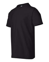 Hanes 5370 Youth 50/50 T-Shirt #color_BLACK