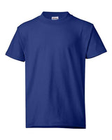 Hanes 5370 Youth 50/50 T-Shirt #color_DEEP ROYAL