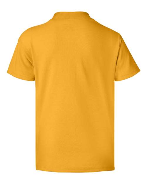 Hanes 5370 Youth 50/50 T-Shirt #color_GOLD