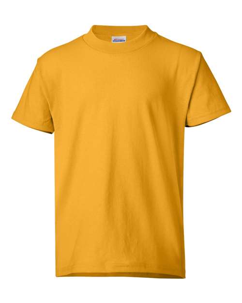 Hanes 5370 Youth 50/50 T-Shirt #color_GOLD
