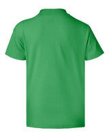Hanes 5370 Youth 50/50 T-Shirt #color_KELLY GREEN