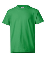 Hanes 5370 Youth 50/50 T-Shirt #color_KELLY GREEN
