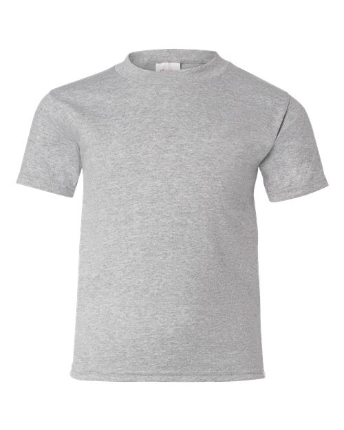 Hanes 5370 Youth 50/50 T-Shirt #color_LIGHT STEEL