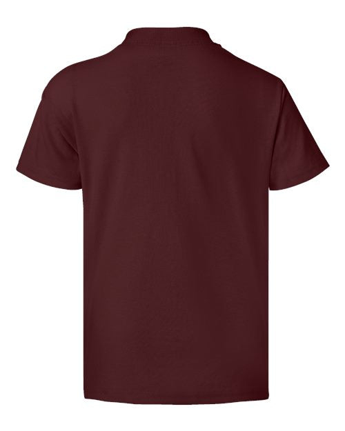 Hanes 5370 Youth 50/50 T-Shirt #color_MAROON