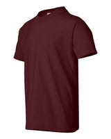 Hanes 5370 Youth 50/50 T-Shirt #color_MAROON