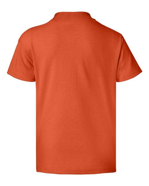 Hanes 5370 Youth 50/50 T-Shirt #color_ORANGE