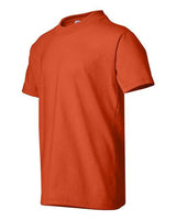 Hanes 5370 Youth 50/50 T-Shirt #color_ORANGE