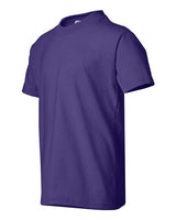 Hanes 5370 Youth 50/50 T-Shirt #color_PURPLE