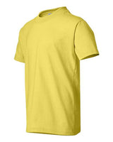 Hanes 5370 Youth 50/50 T-Shirt #color_YELLOW