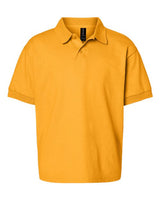 Gildan G880B Youth 50/50 Jersey Polo #color_GOLD
