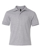 Gildan G880B Youth 50/50 Jersey Polo #color_SPORT GREY