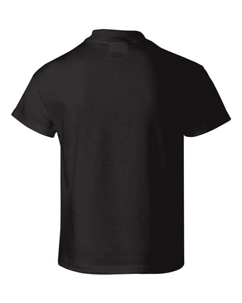 Hanes 5480 Youth Comfortsoft Cotton T-Shirt #color_BLACK