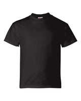 Hanes 5480 Youth Comfortsoft Cotton T-Shirt #color_BLACK