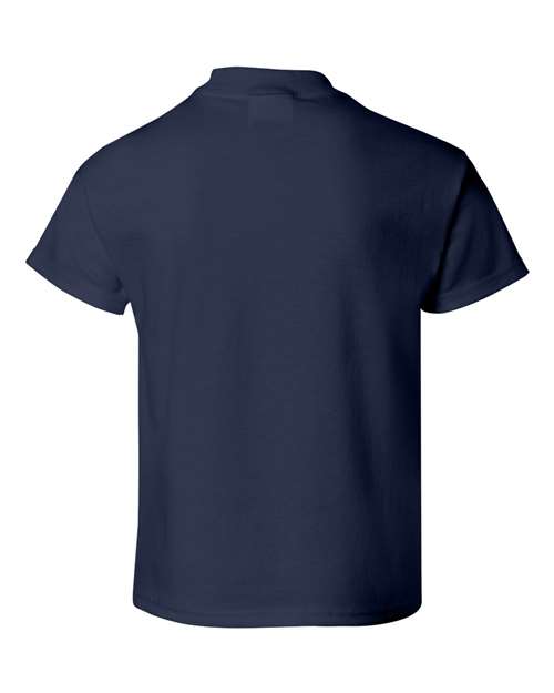 Hanes 5480 Youth Comfortsoft Cotton T-Shirt #color_NAVY